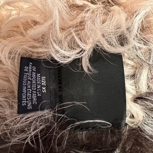 Alexander Wang Shearling Jean Coat Pink Size XS - Picture 9 of 12